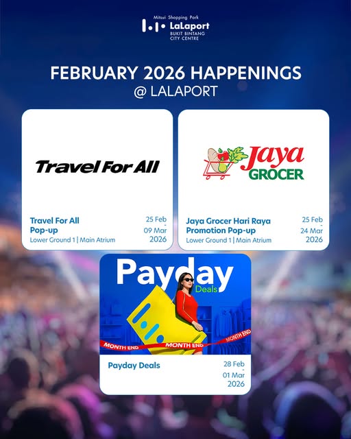 Crowds enjoying the shopping atmosphere at LaLaport