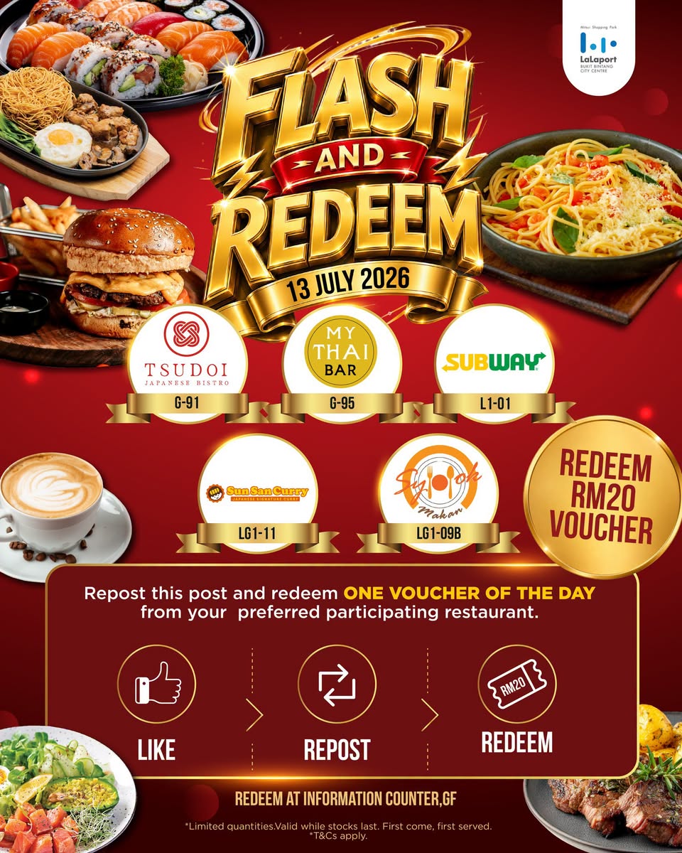 Flash and Redeem campaign at LaLaport BBCC