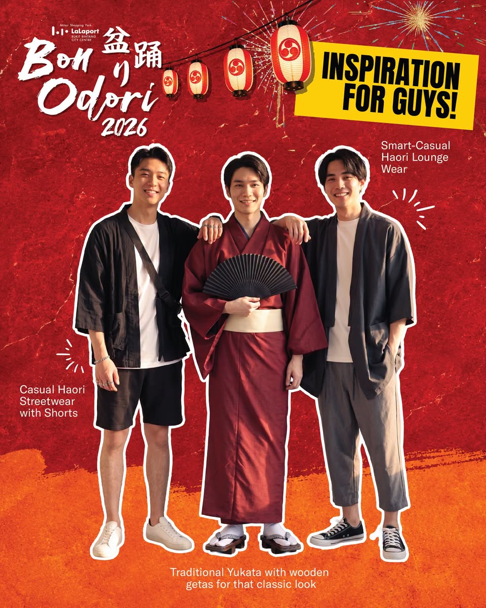 Guys outfit inspiration for Bon Odori 2026