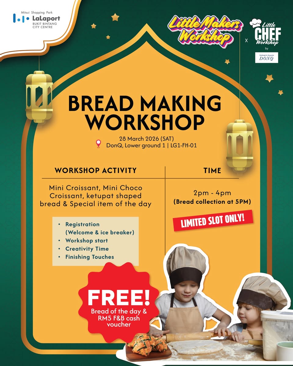 Young bakers showing off their handmade treats