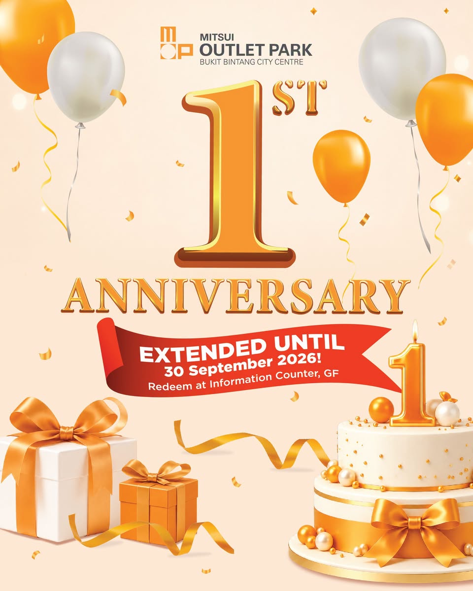 MOP BBCC 1st Anniversary promotions