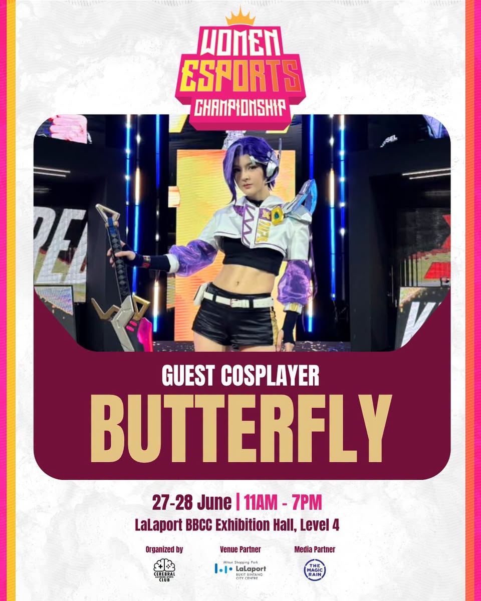 Cosplayer Butterfly at Women Esports Championship