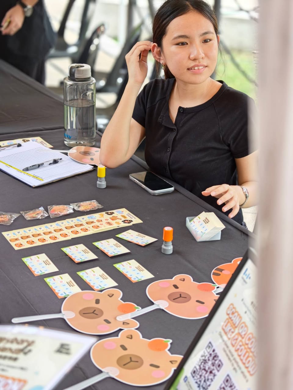 DIY workshop activity station at Capybara and Friends 8.0