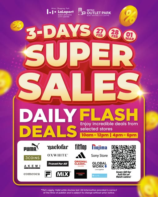 Retail storefronts participating in the 200 store sale