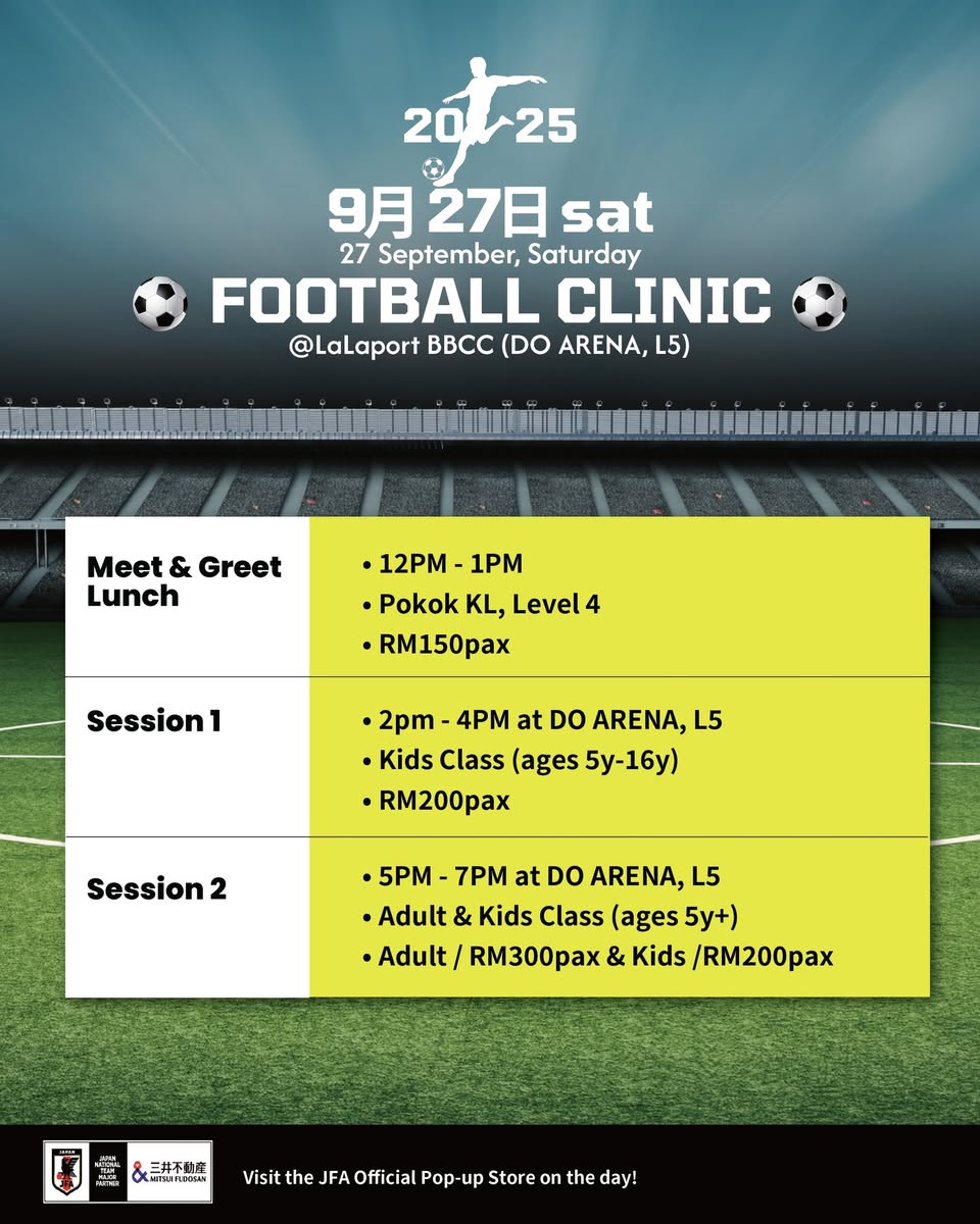 Former Japan National Team player Daisuke Matsui demonstrating football skills.
