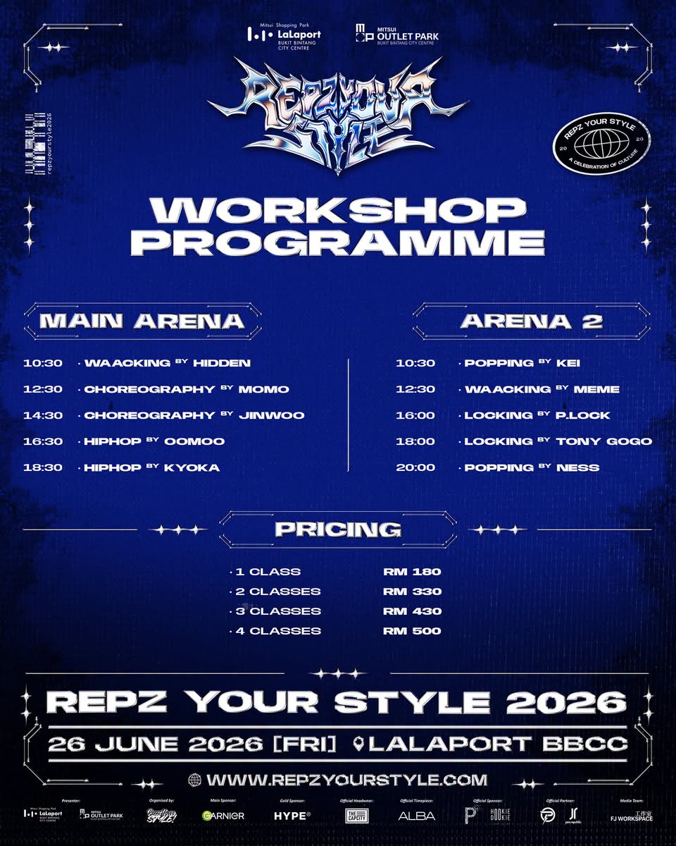 Repz Your Style 2026 surf-skate and coffee zone activities
