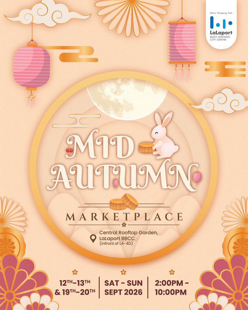 Mid-Autumn Marketplace at LaLaport BBCC with mooncakes and lanterns