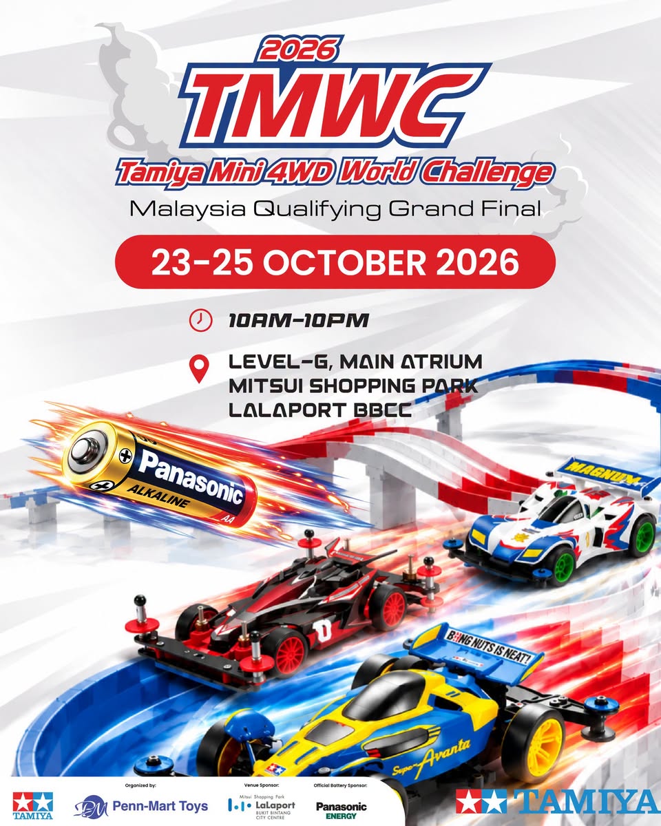 Tamiya Mini 4WD World Challenge Malaysia Qualifying Grand Final at LaLaport BBCC
