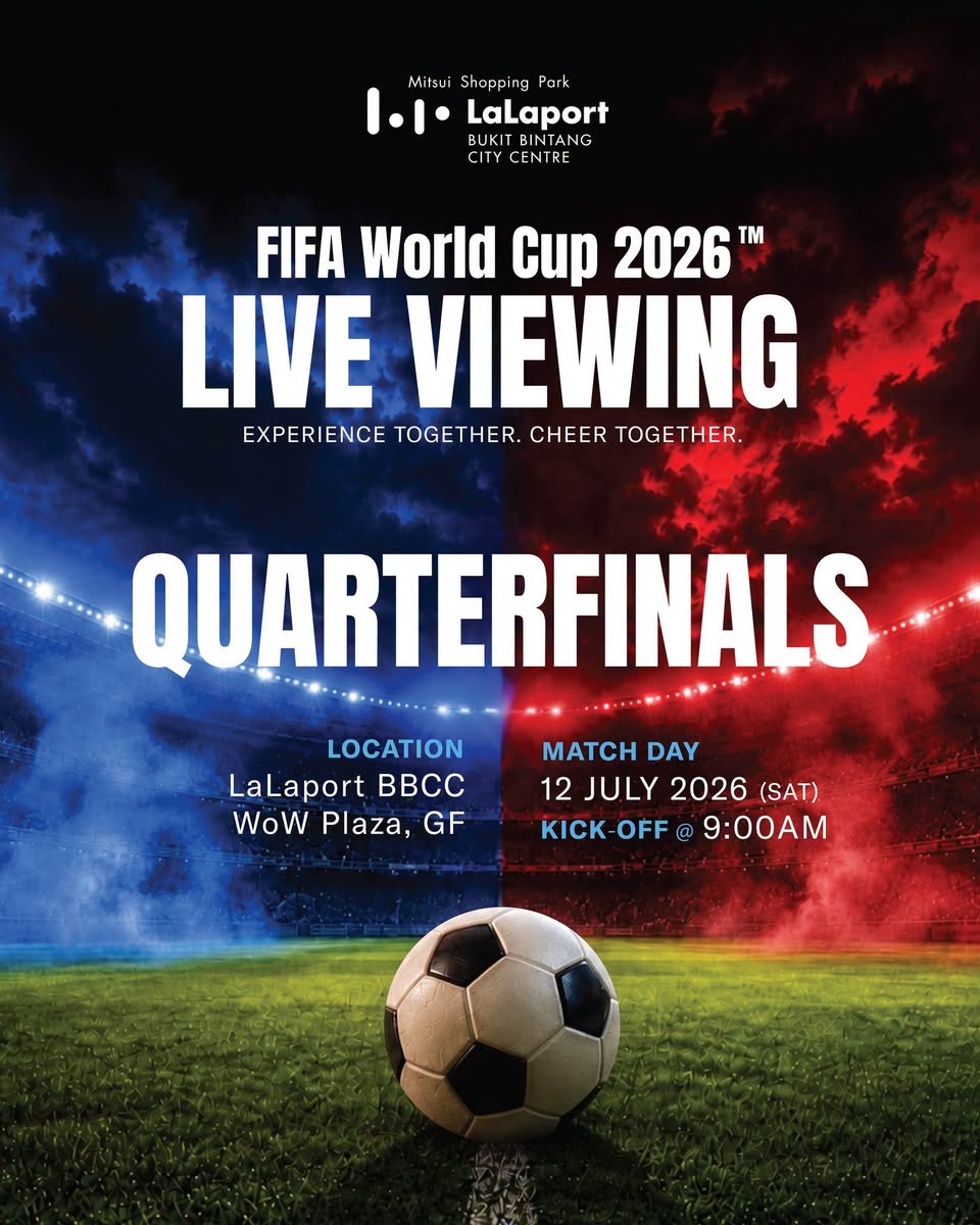 FIFA World Cup 2026 Quarterfinals live viewing at LaLaport BBCC