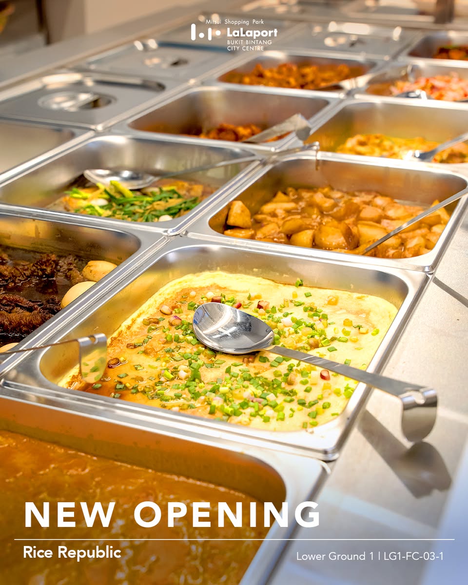 An overhead shot showcasing various delicious options at Rice Republic.