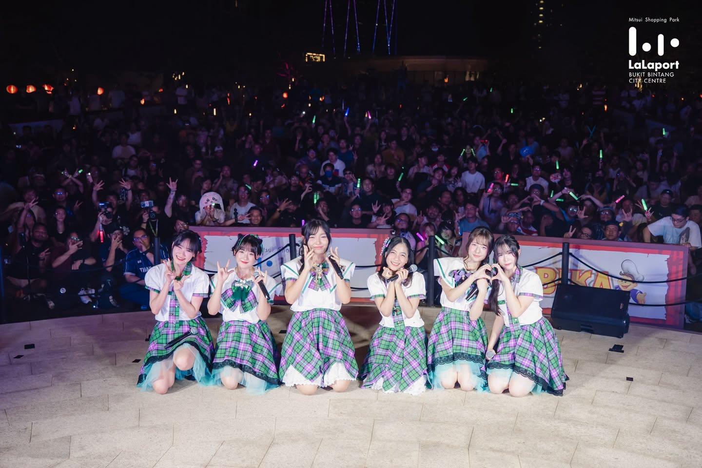 Live Japanese performance on stage at LaLaport Bon Odori 2026
