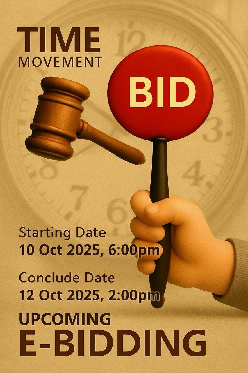 Time Movement e-Bidding event banner