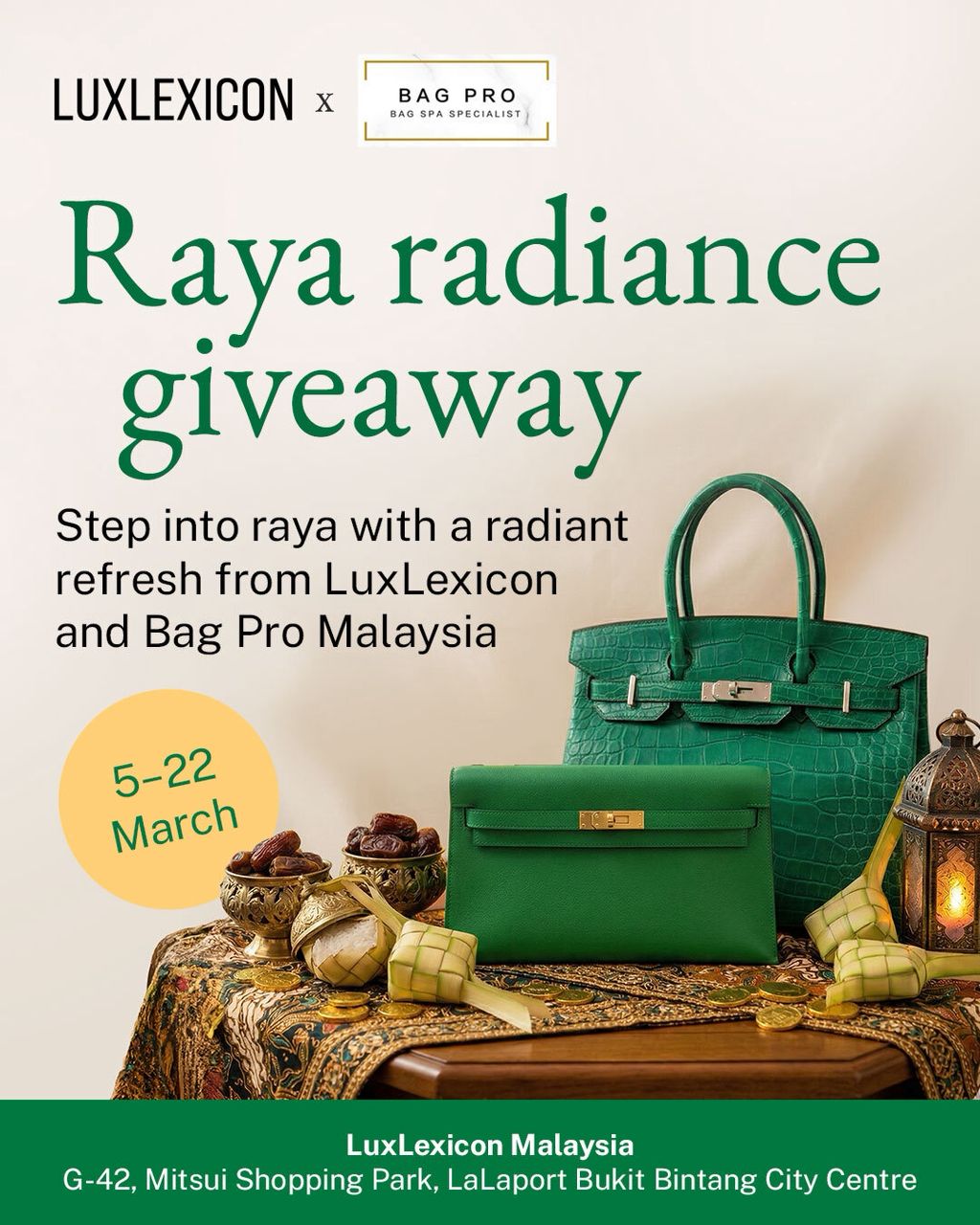 LuxLexicon and Bag Pro Malaysia Syawal Giveaway
