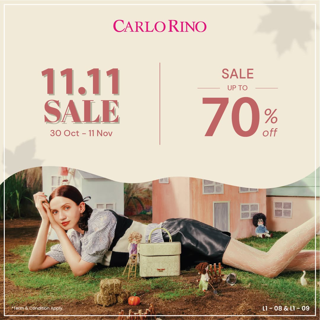 Carlo Rino Double 11 Sale Event