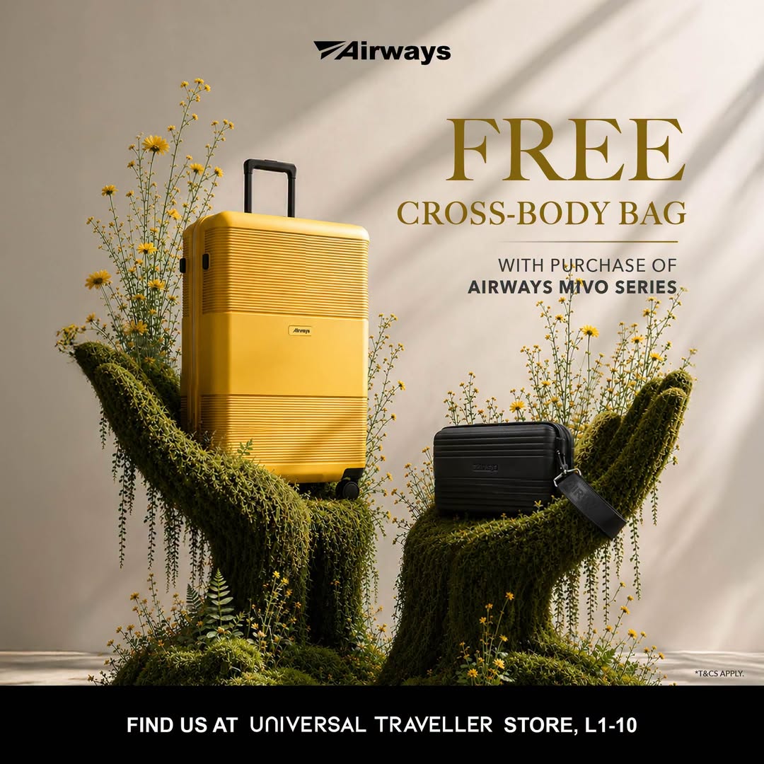 Airways Mivo Series luggage at Universal Traveller LaLaport BBCC