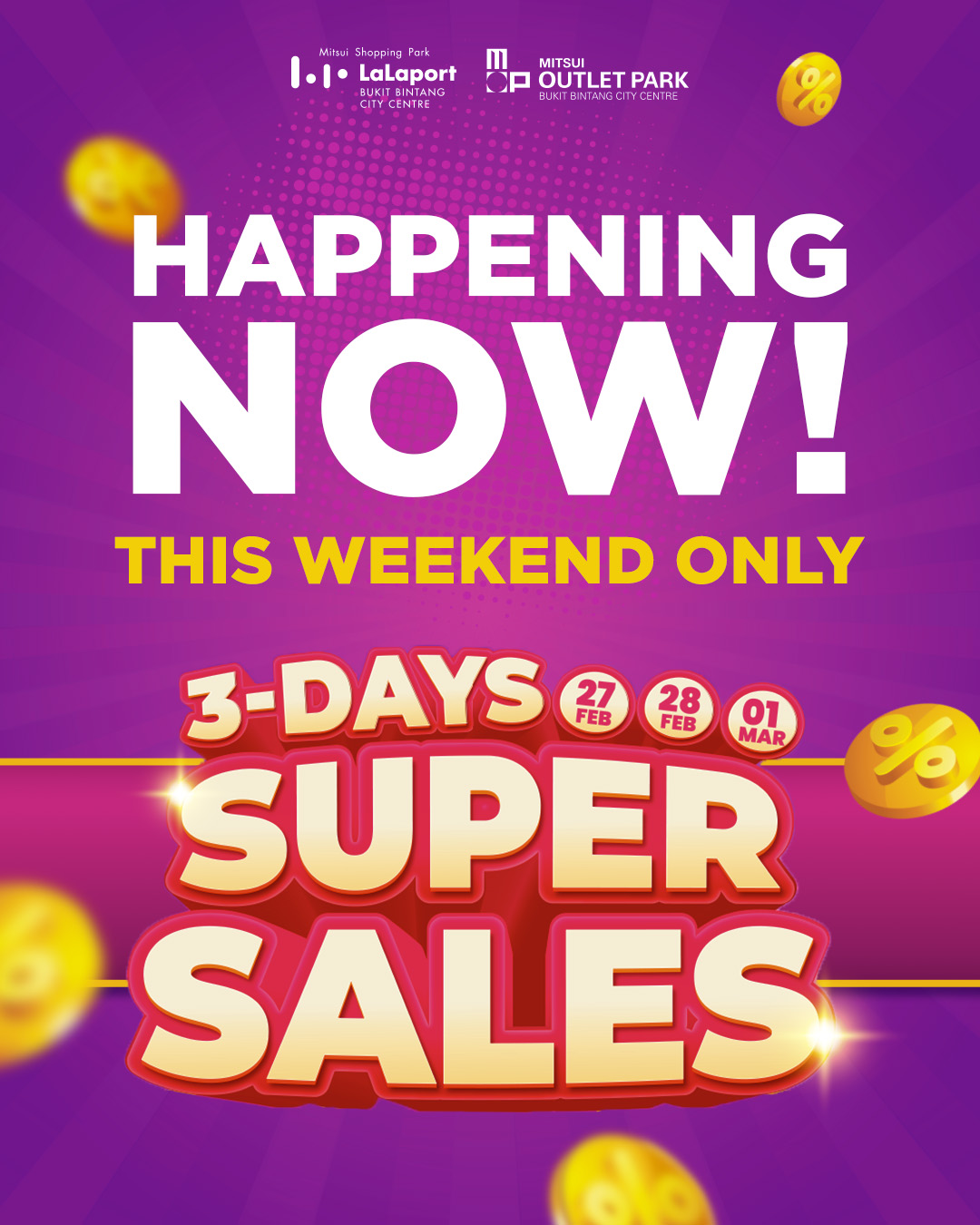 Shoppers participating in a retail promotion event