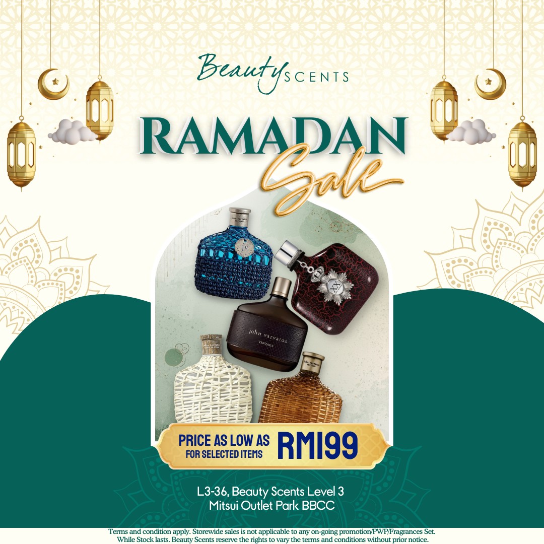 A curated selection of luxury perfumes and beauty products for the Raya festivities