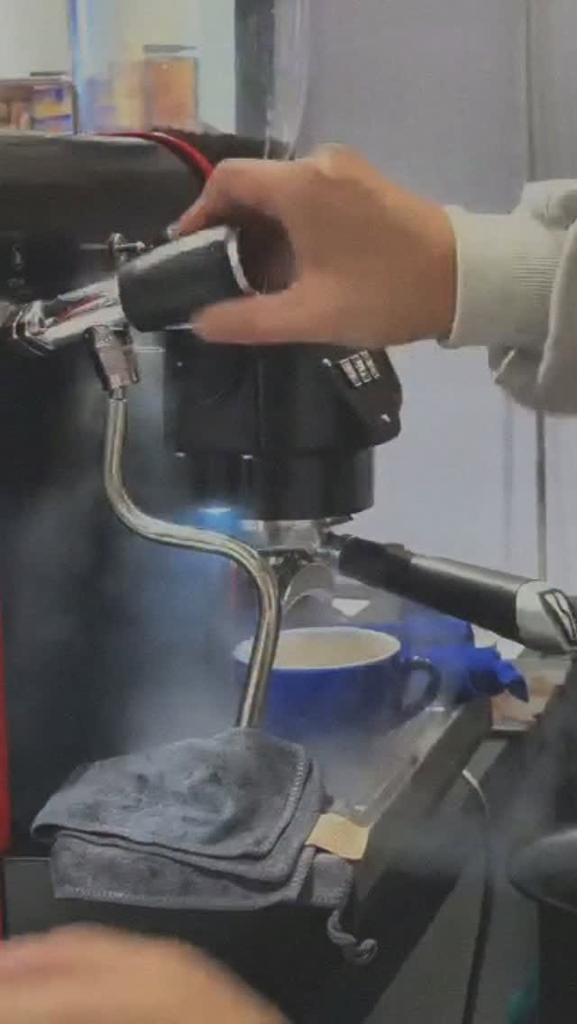 Barista pulling espresso at LaLaport Coffee Festival 2026