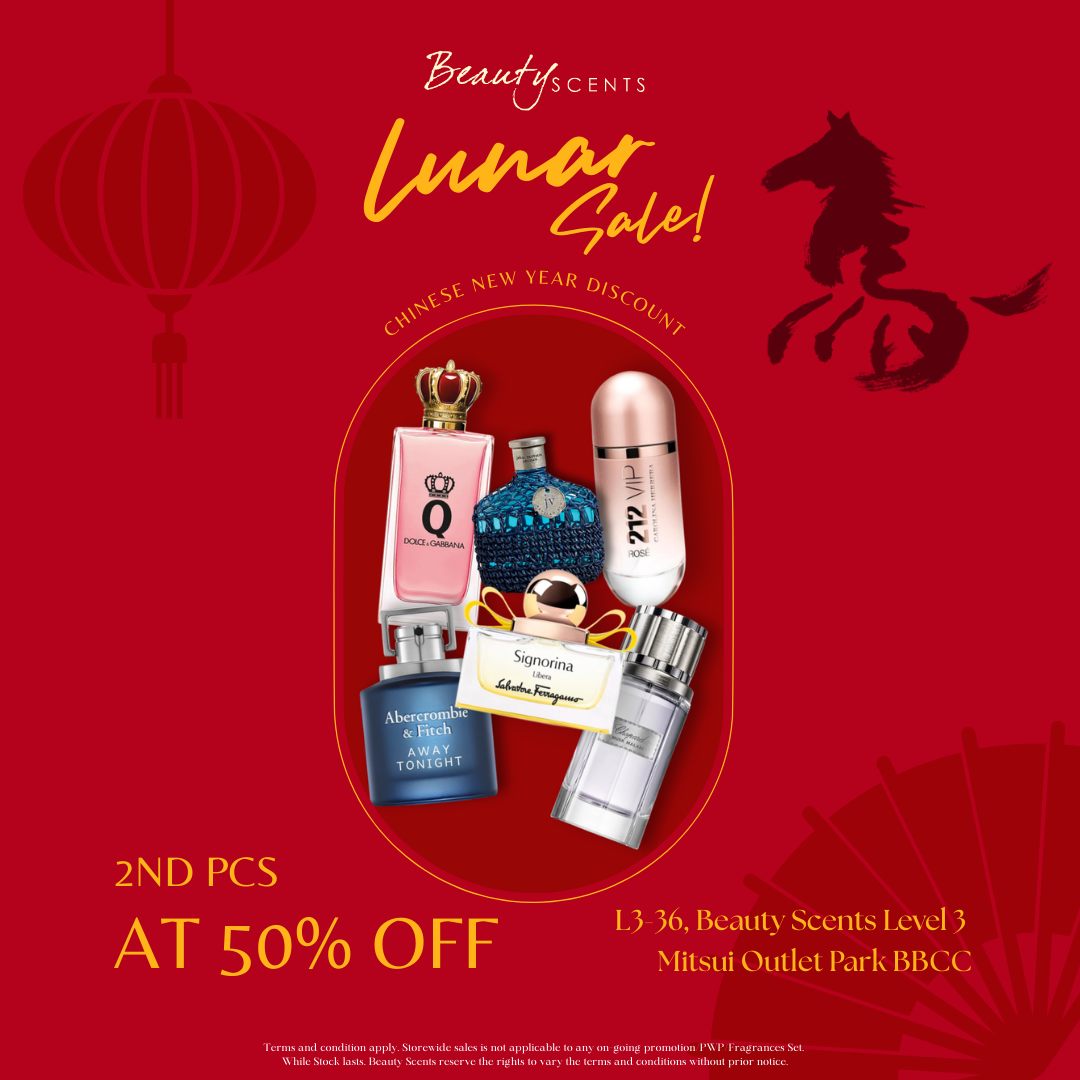 Luxury beauty products on display for Lunar Special