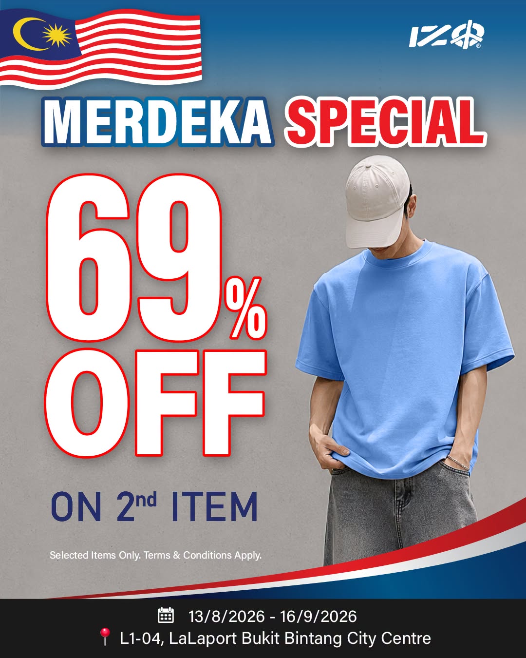 IZO Malaysia Day Special promotion at LaLaport BBCC