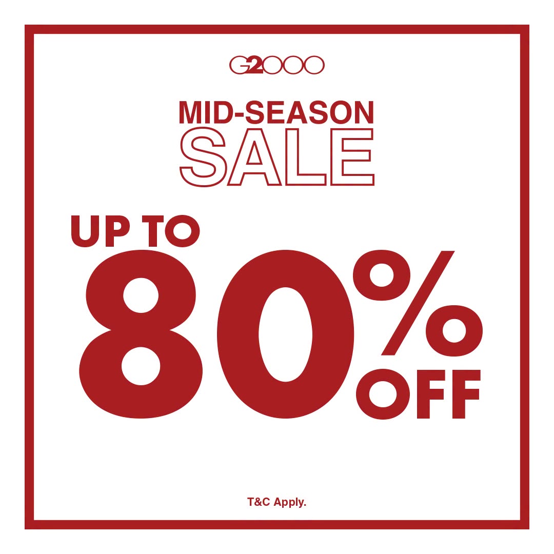 G2000 Mid-Season Sale promotion at LaLaport BBCC