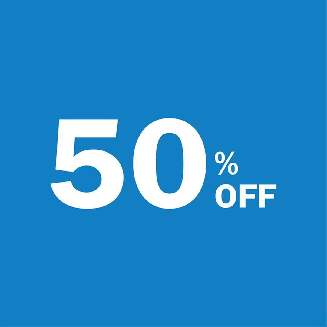 adidas Buy 1 Get 50% Off promotion banner