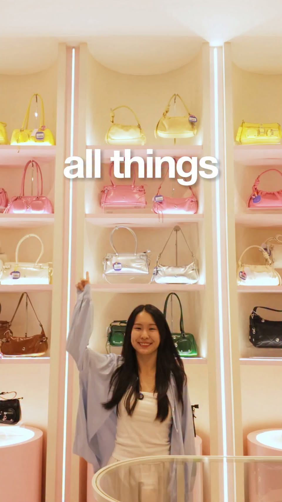 Gurlie Guidebook handbag display at LaLaport BBCC