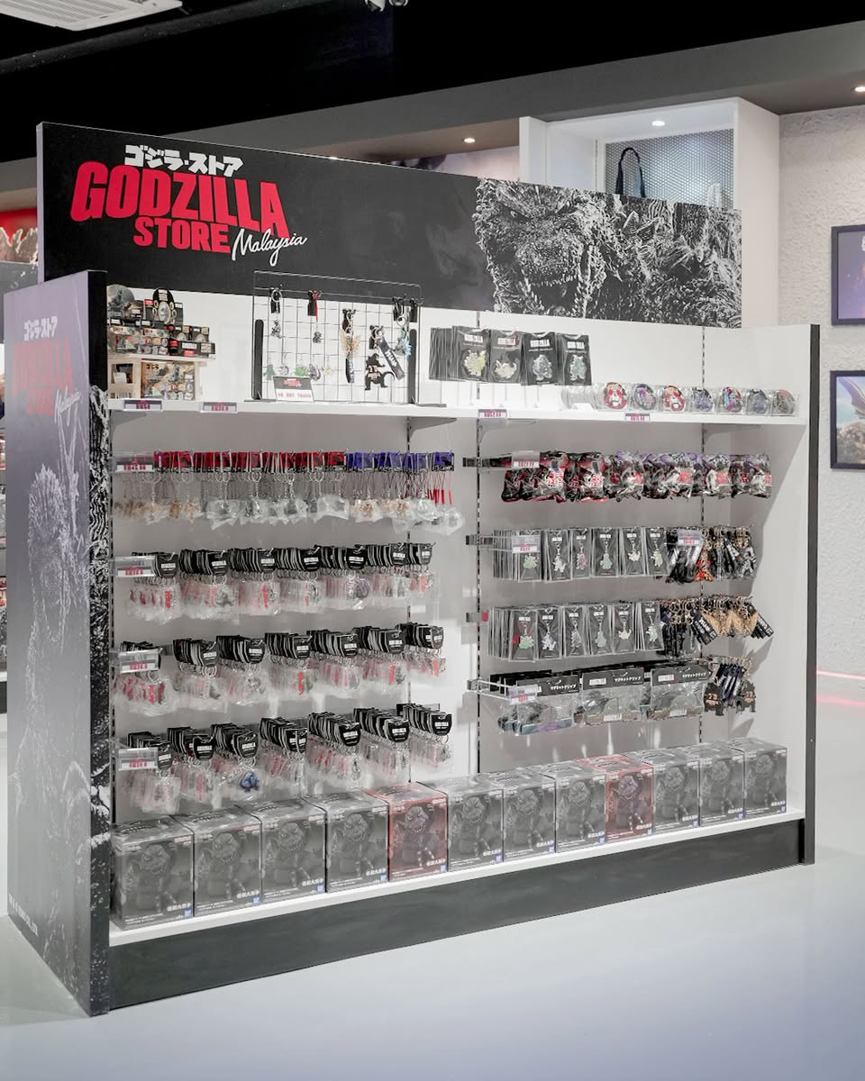 Fans visiting the Godzilla Store in Kuala Lumpur