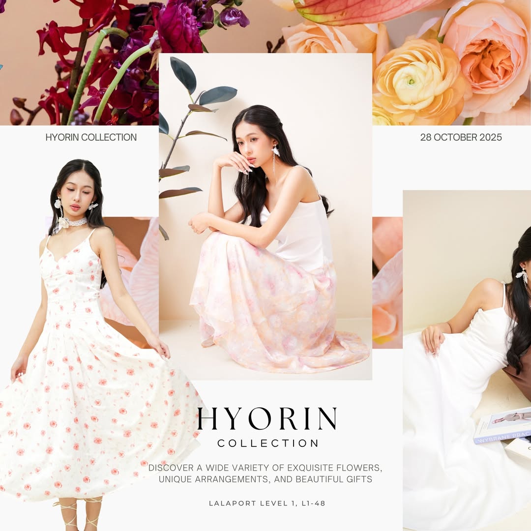A beautiful floral design from the new Hyorin Collection