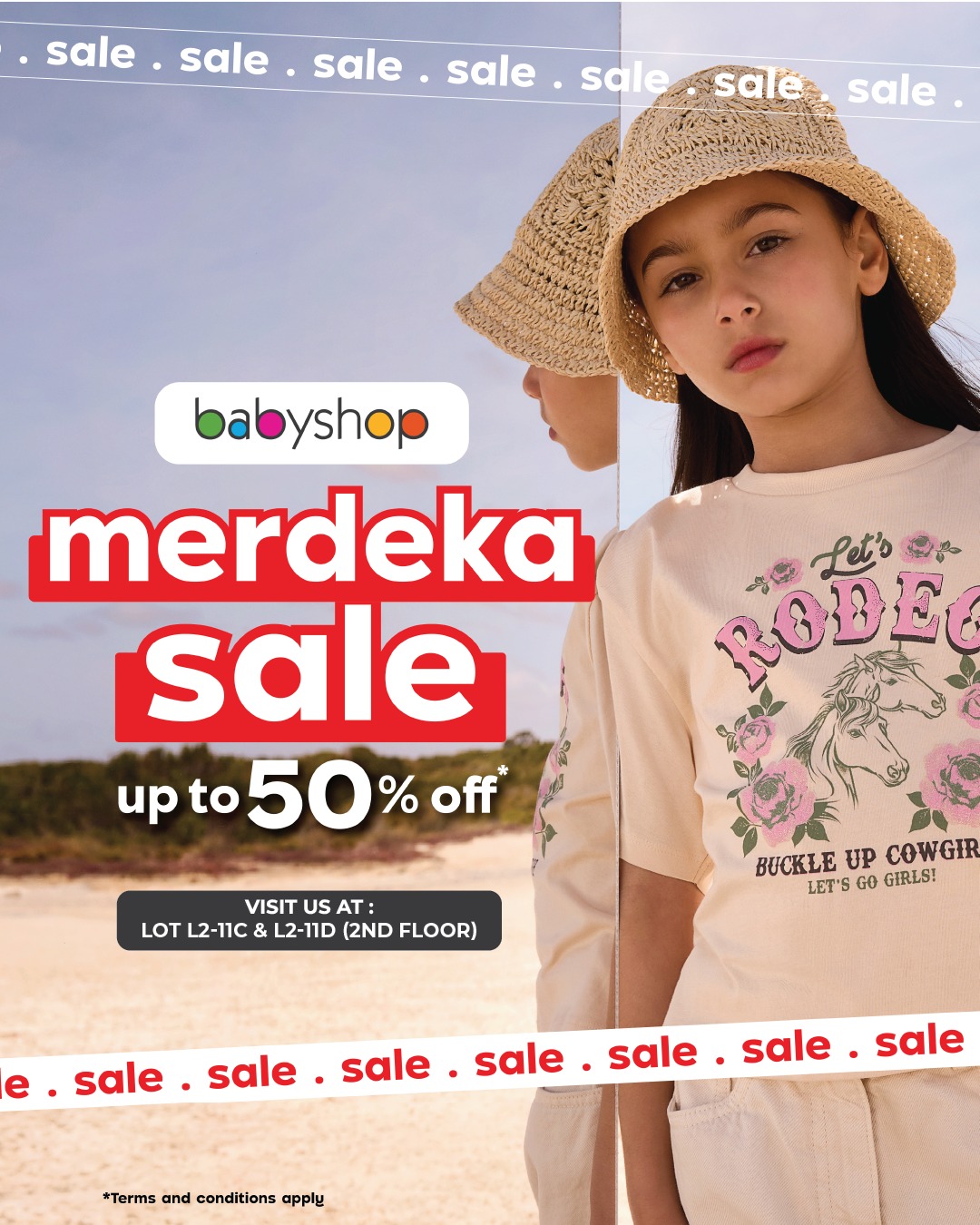 Babyshop Malaysia Merdeka Sale featuring baby clothes and essentials