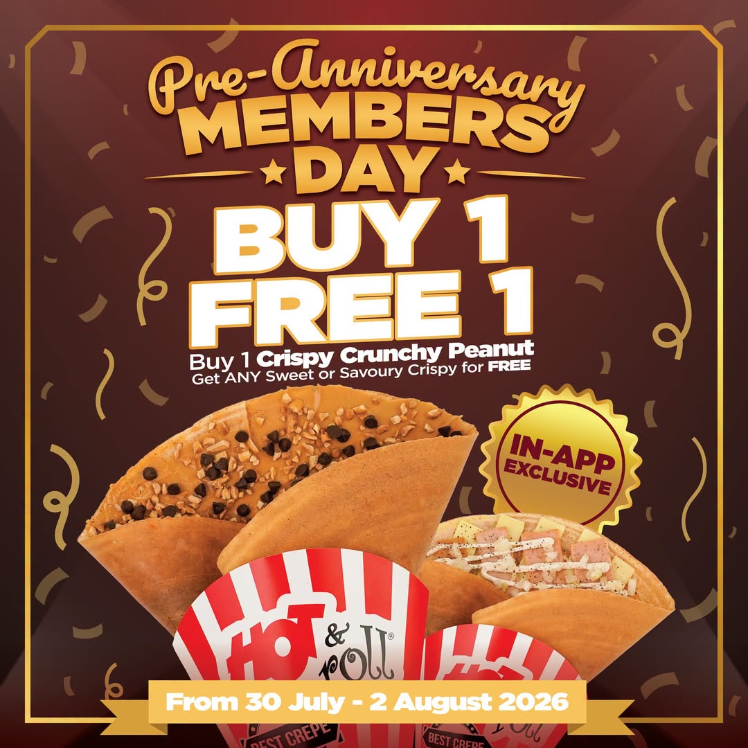Hot & Roll Pre-Anniversary Members Day promotion