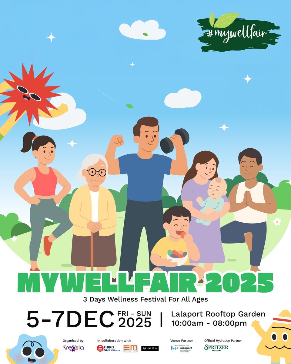 Attendees exploring various wellness booths and engaging with exhibitors at MyWellFair