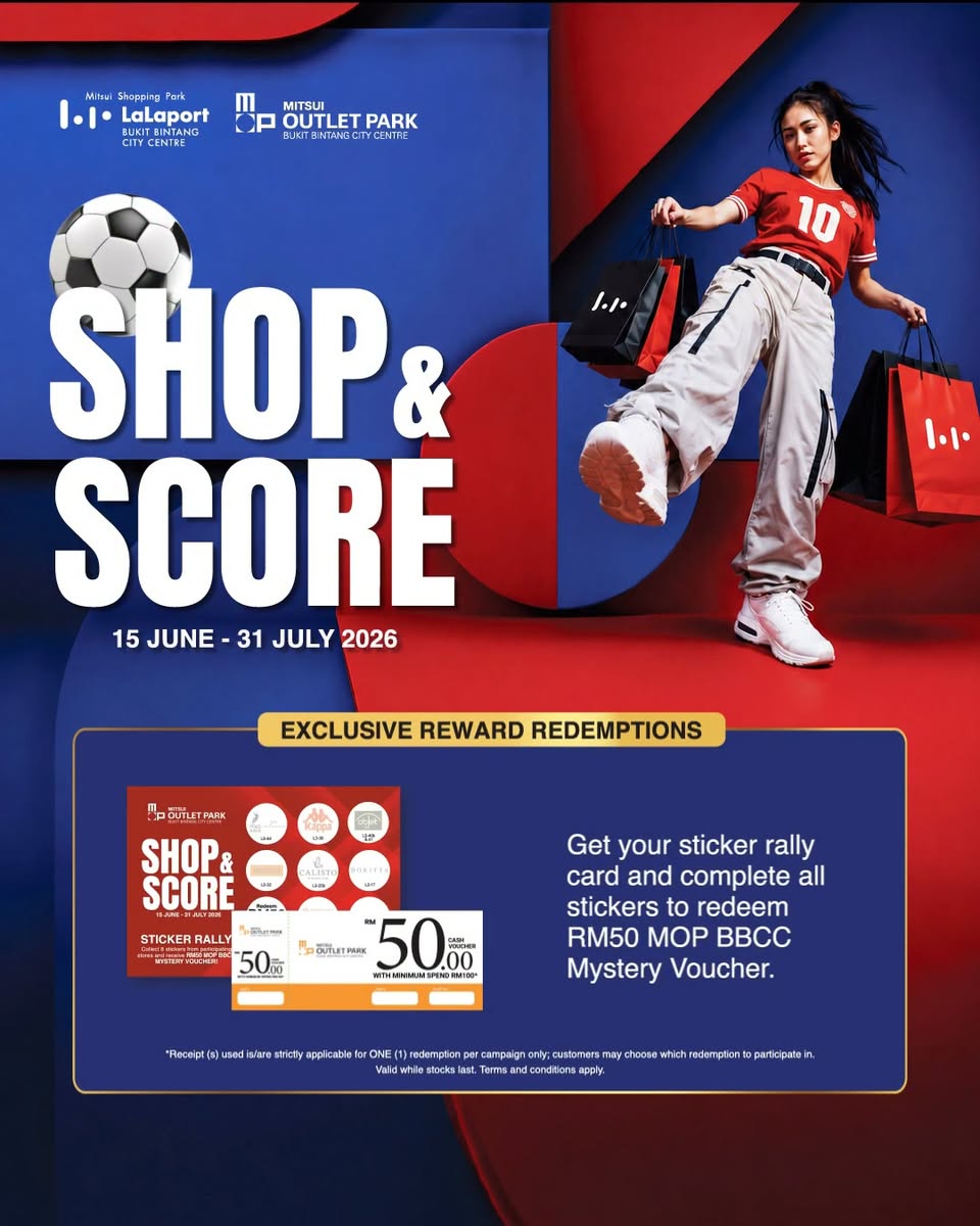 Shop and Score Sticker Rally at LaLaport BBCC