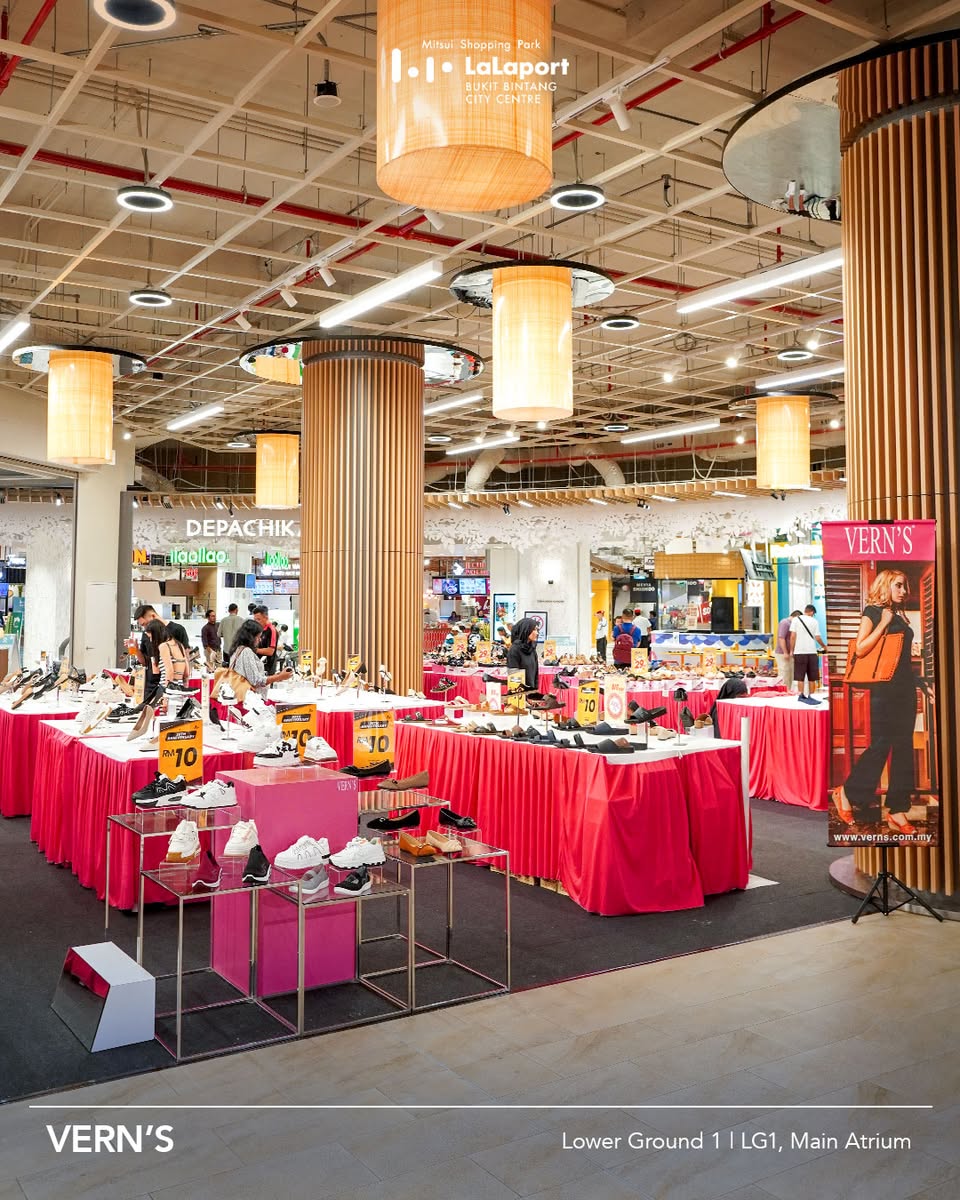 Shoppers at Vern's anniversary event