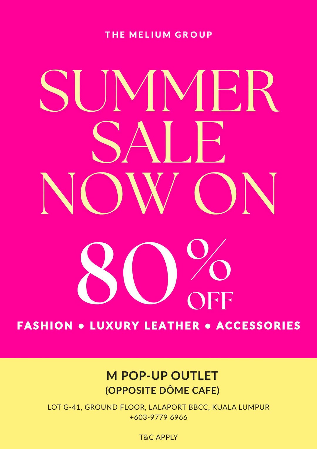M Lab Summer Sale at LaLaport BBCC