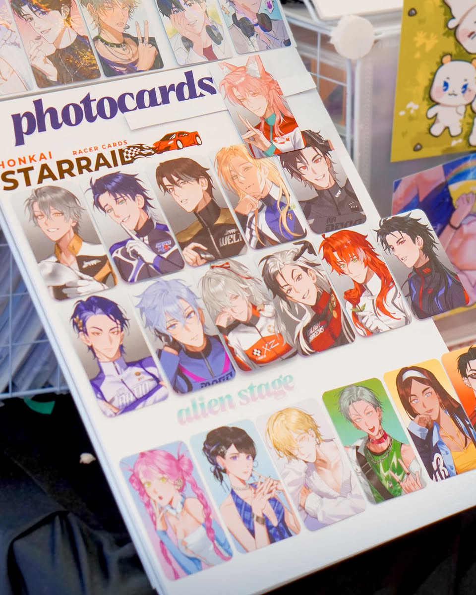 A bustling market scene filled with unique creations