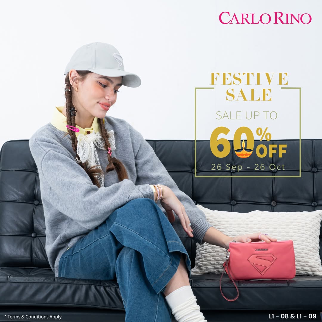 A stylish accessory from Carlo Rino's festive collection, perhaps a handbag or pair of shoes.