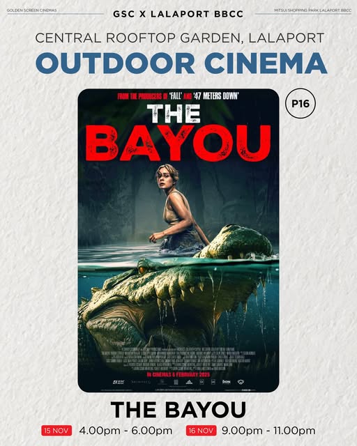 Promotional image for the Layar Senja outdoor cinema event