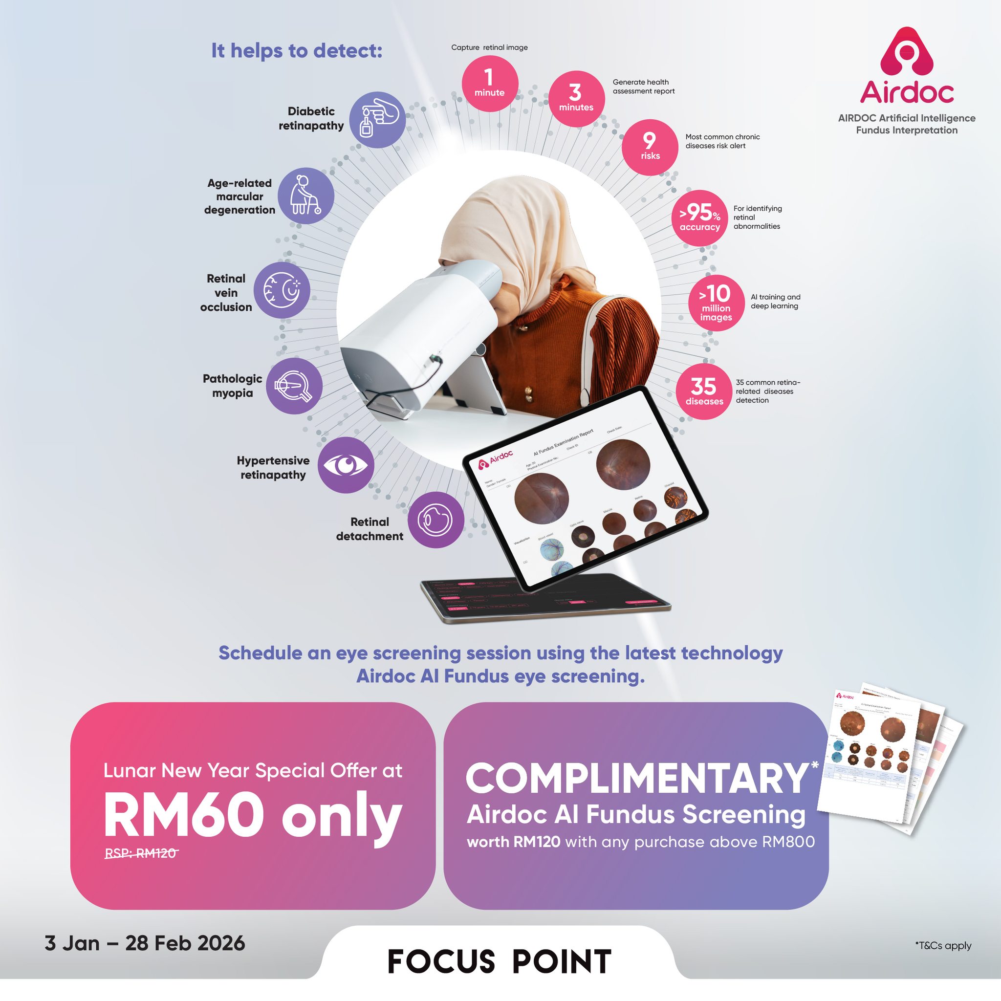 Stylish branded sunglasses display for the New Year