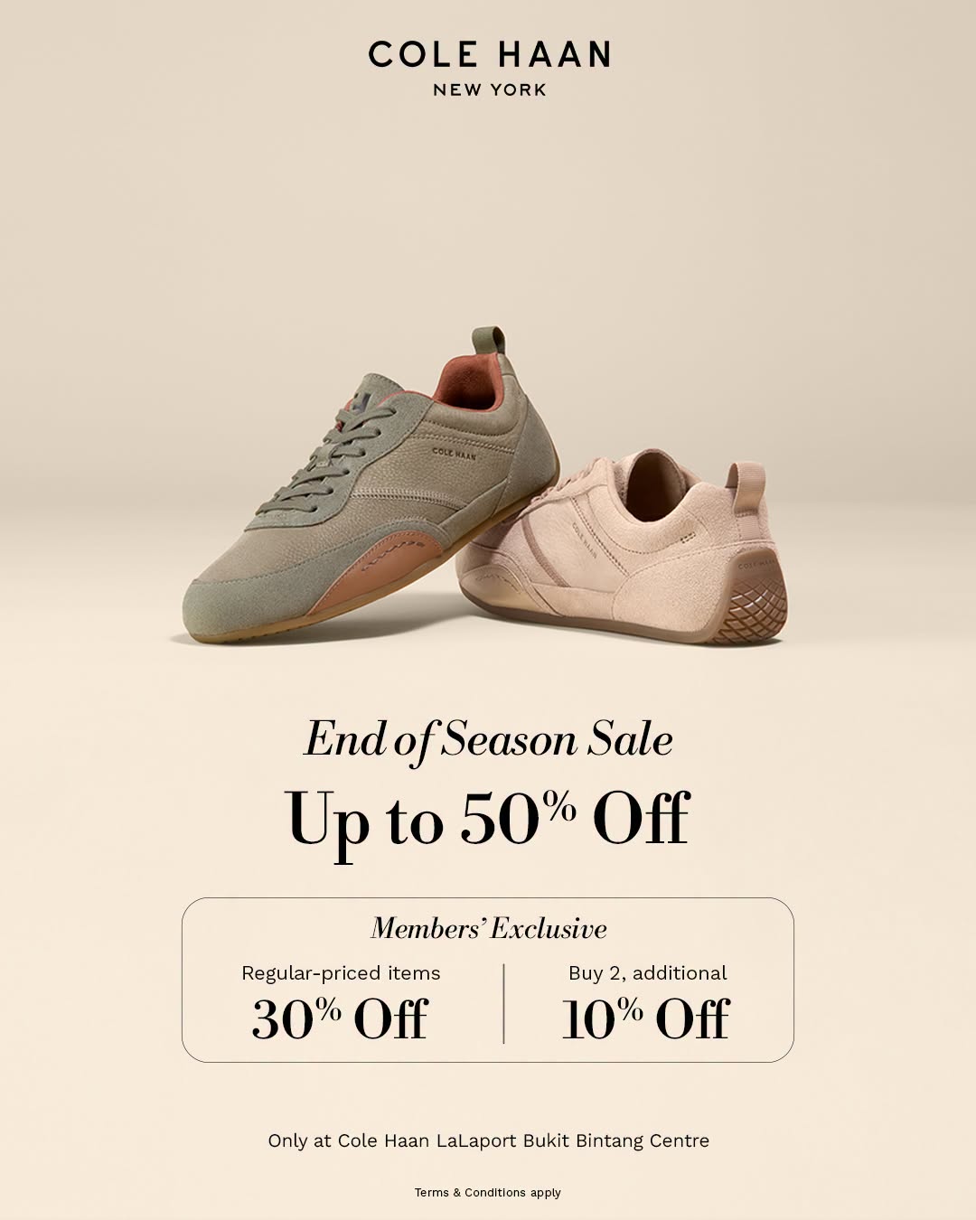 Cole Haan End of Season Sale at LaLaport BBCC