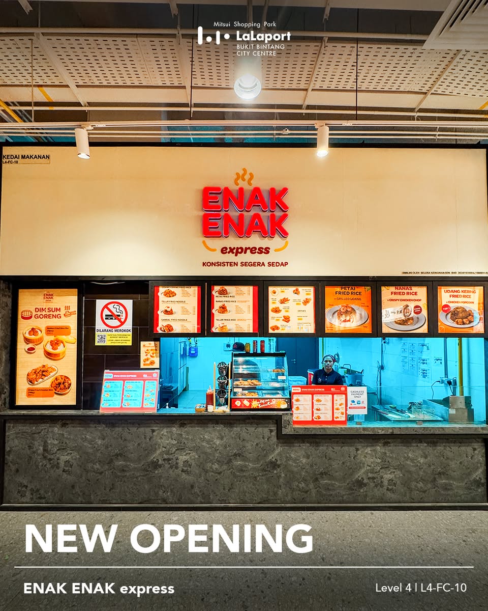 A delicious meal from ENAK ENAK express