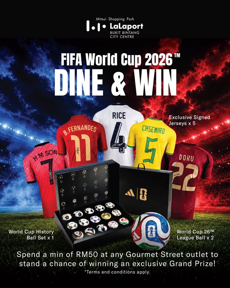 FIFA World Cup 2026 Dine and Win prizes at LaLaport BBCC