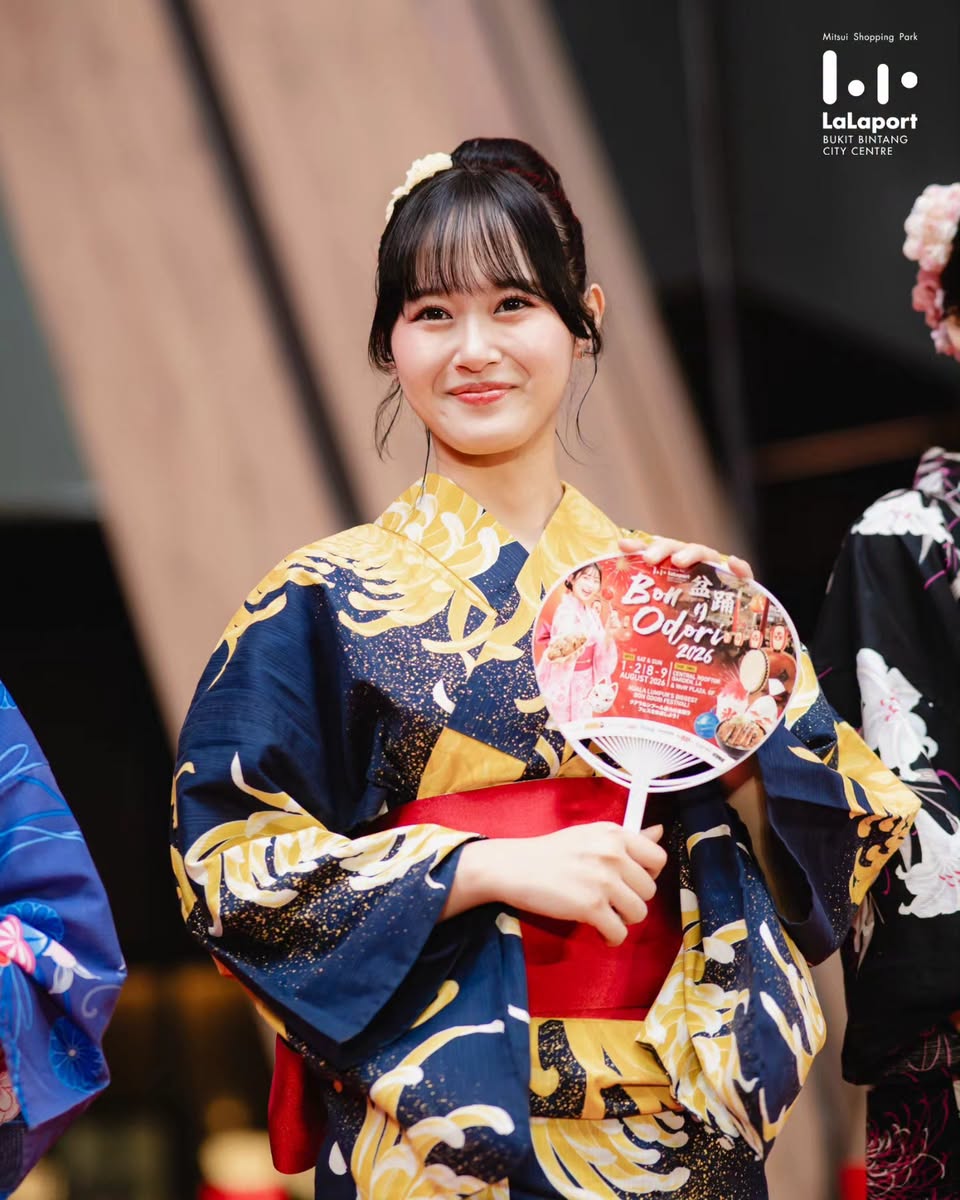 LaLaport Bon Odori 2026 participant in traditional kimono