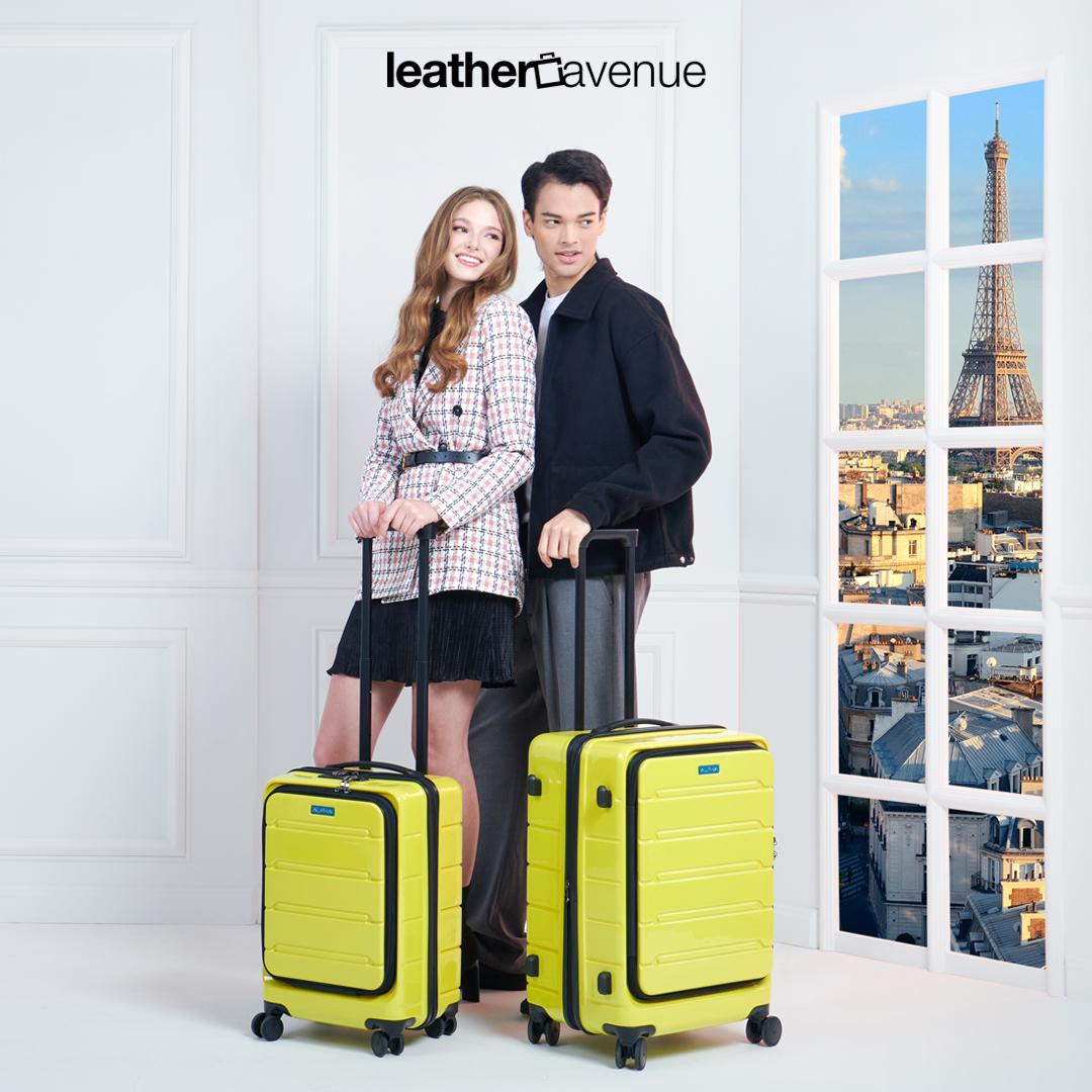 Vibrant Lushberry Alpha Luggage showcasing its top-opening design