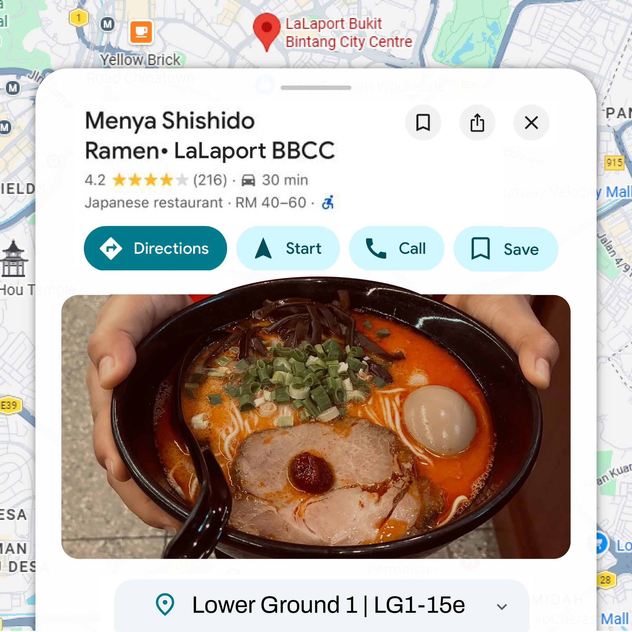 Japanese rice bowl restaurant at LaLaport BBCC