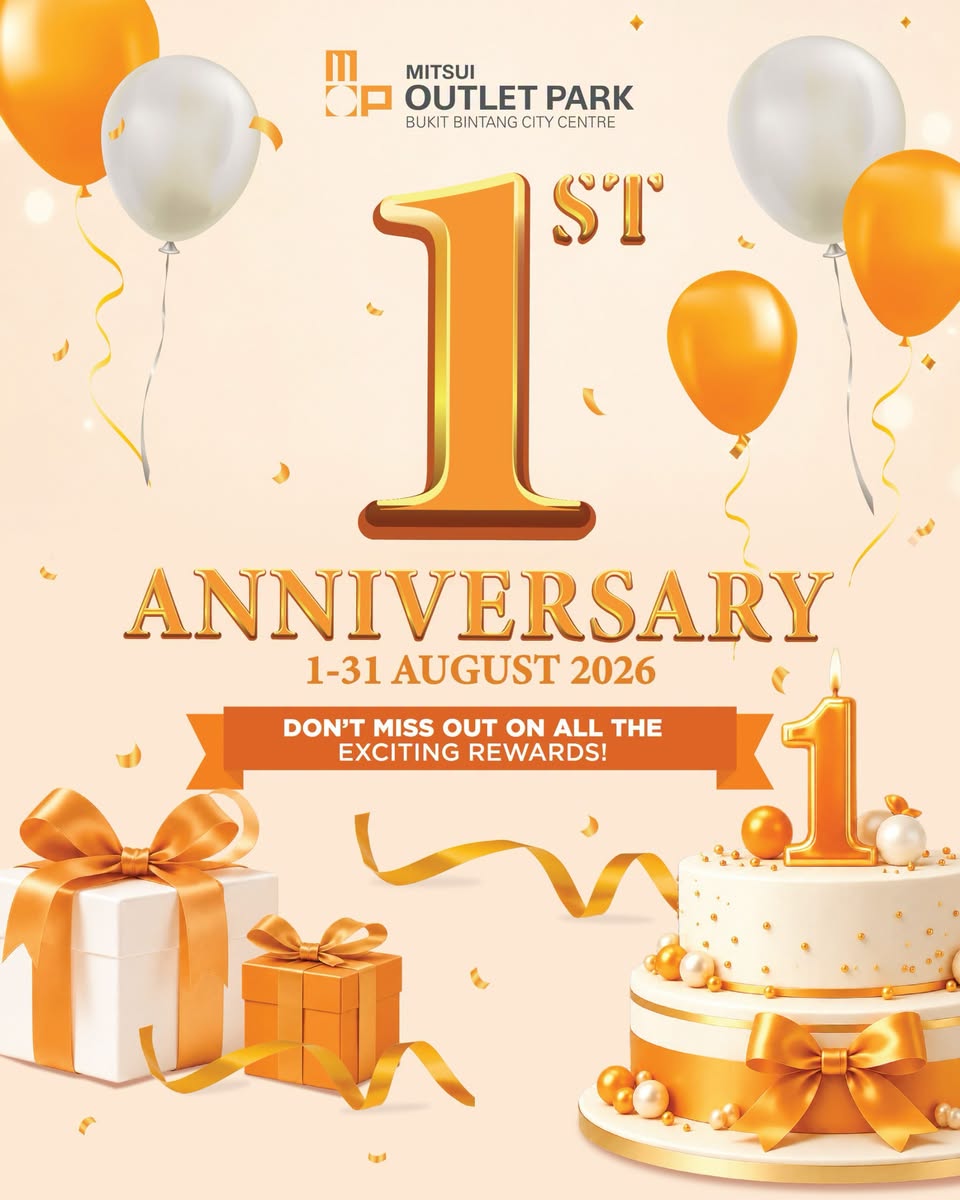 Mitsui Outlet Park BBCC 1st Anniversary