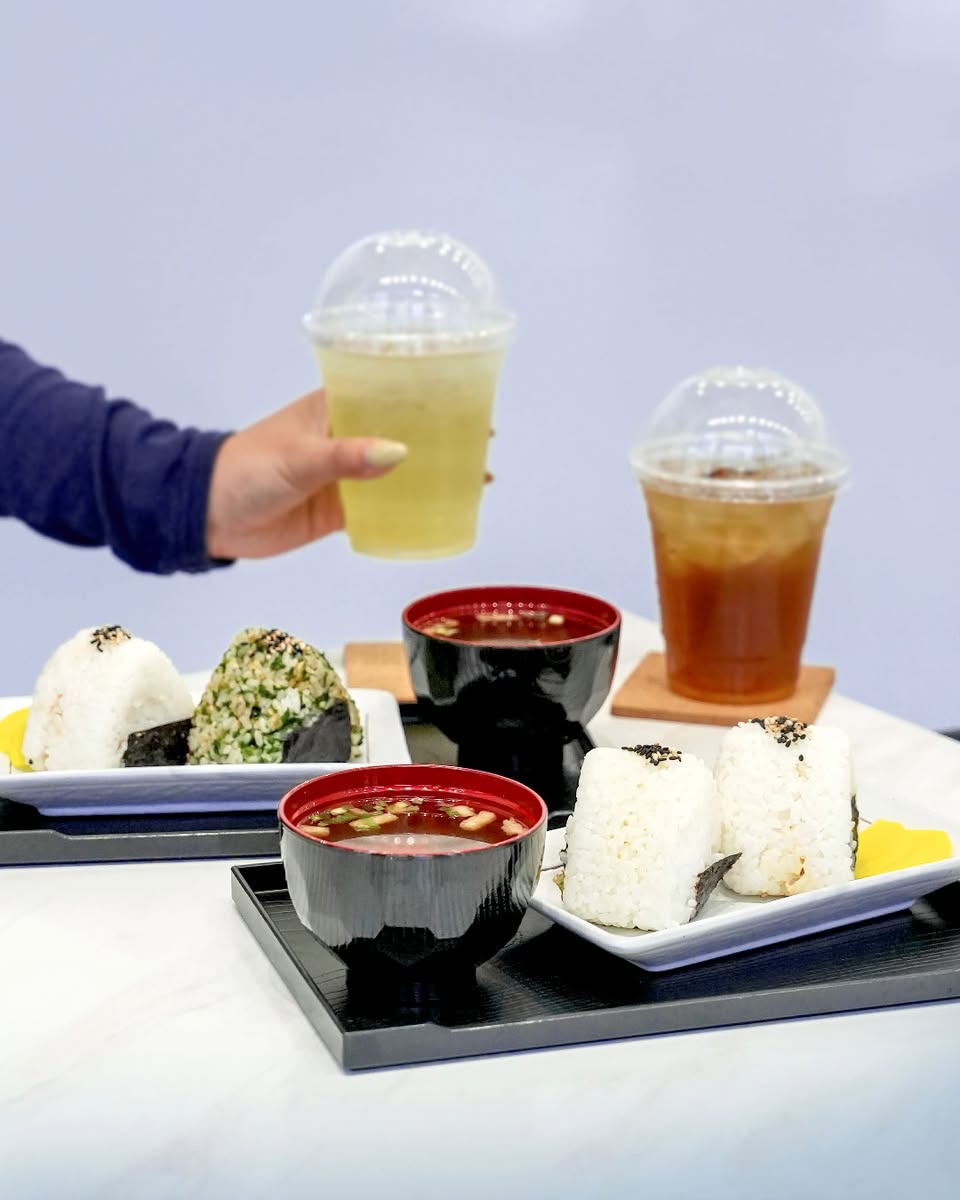 Various Japanese comfort food items served at ORBcafe