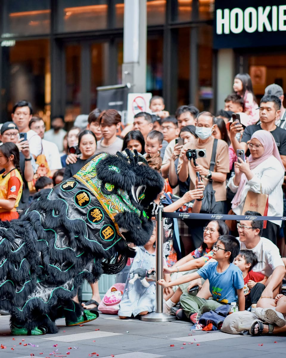 Traditional drumming ensemble during the extravaganza