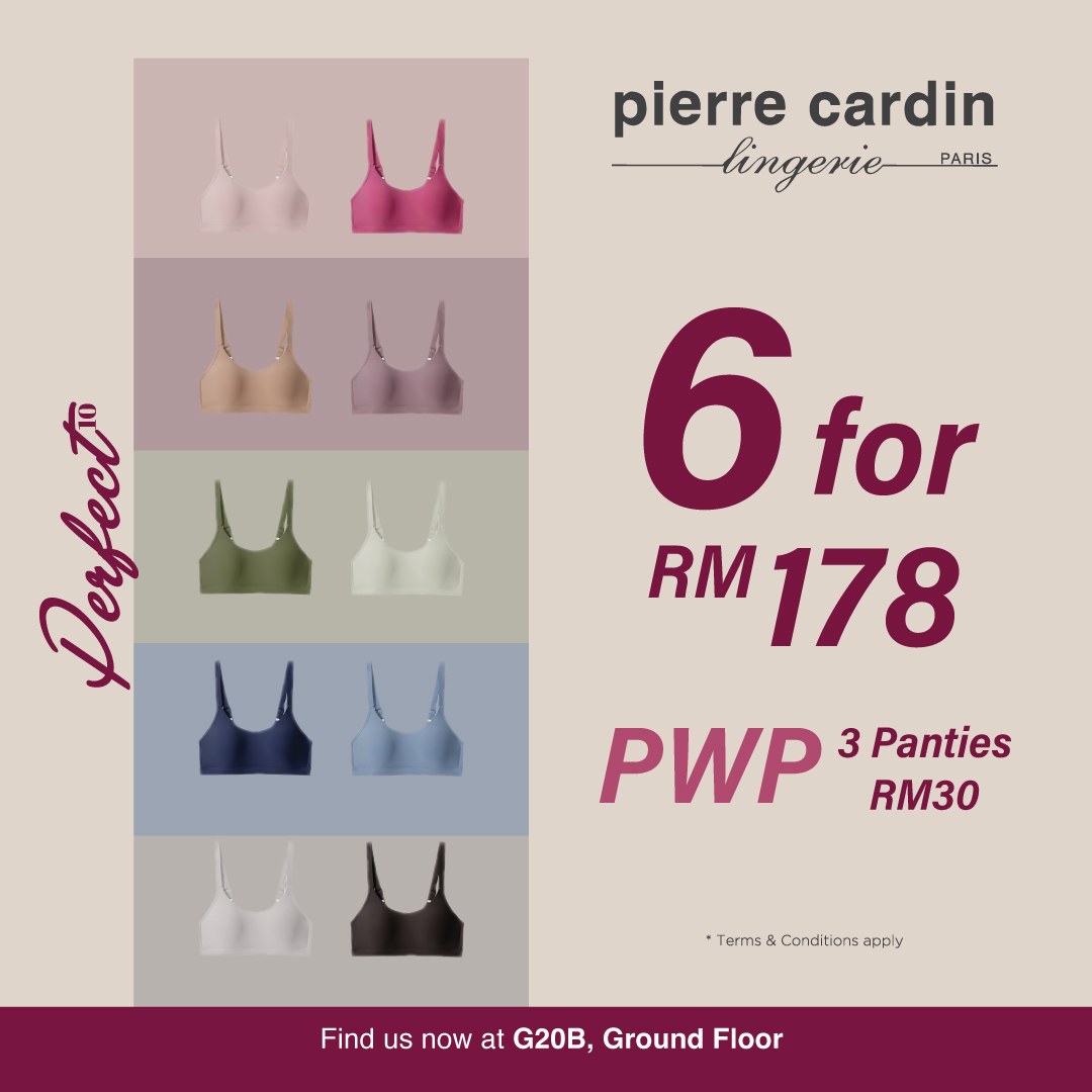 A celebratory image marking Pierre Cardin Lingerie's 30th anniversary.