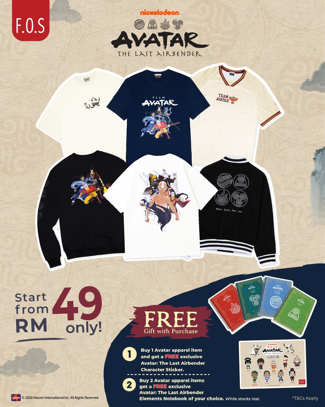 Avatar: The Last Airbender Collection at F.O.S
